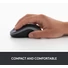 Kép 4/7 - Logitech M185 vezeték nélküli egér [1000 DPI] Szürke