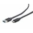 Kép 2/4 - Gembird Type-C USB 3.0 kábel [1m] fekete