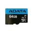 Kép 3/4 - ADATA PREMIER MICRO SDXC + ADAPTER 64GB CL10 UHS-I U1 V10 A1 (100 MB/s olvasási sebesség)