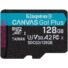 Kép 2/4 - KINGSTON CANVAS GO PLUS MICRO SDXC 128GB CL10 UHS-I U3 V30 A2 (170 MB/s olvasási sebesség)
