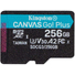 Kép 3/3 - KINGSTON CANVAS GO PLUS MICRO SDXC 256GB CL10 UHS-I U3 V30 A2 (170 MB/s olvasási sebesség)