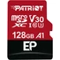 Kép 2/4 - PATRIOT EP SERIES MICRO SDXC + ADAPTER 128GB CL10 UHS-I U3 A1 V30 (100 MB/s olvasási sebesség)