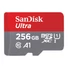 Kép 3/5 - SANDISK ULTRA MICRO SDXC + ADAPTER 256GB CL10 UHS-I U1 A1 (120 MB/s olvasási sebesség)