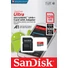Kép 1/6 - SanDisk Ultra 128GB Micro SDHC Memóriakártya A1 UHS-I Android Class 10 + Adapter (SDSQUAR-128G-GN6MA) - SDSQUAR_128G_GN6MA