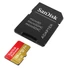 Kép 2/5 - SANDISK EXTREME MICRO SDXC + ADAPTER 128GB CL10 UHS-I U3 V30 A2 (160 MB/s olvasási sebesség)