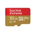 Kép 2/2 - SANDISK EXTREME MICRO SDHC + ADAPTER 32GB CL10 UHS-I U1 V30 A1 (100 MB/s olvasási sebesség)