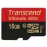 Kép 3/4 - TRANSCEND ULTIMATE 600x MICRO SDHC + ADAPTER 16GB CL10  UHS-I U1 (90 MB/s olvasási sebesség)