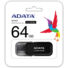 Kép 1/3 - ADATA UV240 64GB Pendrive USB 2.0 - Fekete - AUV240-64G-RBK