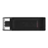 Kép 4/6 - KINGSTON DT70 PENDRIVE 128GB USB Type-C 3.2 gen 1 Fekete
