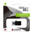 Kép 1/4 - Kingston Dt Microduo OTG 32GB Pendrive USB 3.0 + Micro USB - Android Telefonokhoz, Tabletekhez (DTDUO3/32GB) - DTDUO3_32GB