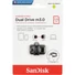 Kép 1/6 - SanDisk Ultra Dual Drive M3.0 128GB Pendrive OTG - USB 3.0 + Micro USB - Android Telefonokhoz, Tabletekhez (SDDD3-128G-G46) - SDDD3_128G_G46