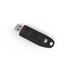 Kép 3/3 - SANDISK CRUZER ULTRA PENDRIVE 16GB USB 3.0 Fekete (100 MB/s olvasási sebesség)