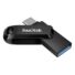Kép 2/4 - SANDISK ULTRA DUAL DRIVE GO PENDRIVE 256GB USB 3.1+ Type C Fekete