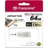 Kép 1/6 - TS64GJF850S Transcend 1664GB Jetflash 850 [USB 3.1 Gen 1] Ezüst