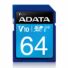 Kép 2/2 - ADATA SDXC 64GB CL10 UHS-I V10 (100 MB/s olvasási sebesség)