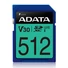 Kép 2/4 - ADATA PREMIER PRO SDXC 512GB CL10 UHS-I U3 V30 (100 MB/s olvasási sebesség)