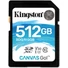 Kép 4/7 - KINGSTON CANVAS GO SDXC 512GB CL10 UHS-I U3 V30 (90 MB/s olvasási sebesség)