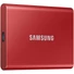 Kép 2/9 - SAMSUNG T7 Külső SSD 500GB USB 3.2 Gen.2 Type-C Piros