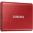 Kép 2/9 - SAMSUNG T7 Külső SSD 500GB USB 3.2 Gen.2 Type-C Piros