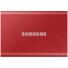 Kép 4/9 - SAMSUNG T7 Külső SSD 500GB USB 3.2 Gen.2 Type-C Piros