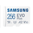 Kép 2/3 - SAMSUNG EVO PLUS MICRO SDXC + ADAPTER 256GB CL10 UHS-I (130 MB/s olvasási sebesség)