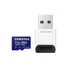 Kép 2/3 - Samsung MicroSDXC 128 GB PRO Plus + USB adapter CL10 UHS-I (180/130 MB/s)