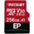 Kép 2/3 - PATRIOT EP SERIES MICRO SDXC + ADAPTER 256GB CL10 UHS-I U3 A1 V30 (100 MB/s olvasási sebesség)