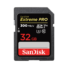 Kép 2/3 - SANDISK EXTREME PRO SDHC 32GB CL10 UHS-I U3 V30 A1 (100 MB/s)