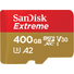 Kép 3/3 - SANDISK EXTREME MICRO SDXC + ADAPTER 400GB CL10 UHS-I U3 V30 A2 (160 MB/s olvasási sebesség)