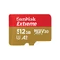 Kép 2/3 - SanDisk Extreme 512GB Micro SDXC U3 V30 + Adapter (190/130 MB/s)