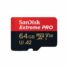 Kép 2/2 - SanDisk Extreme Pro 64GB Micro SDXC U3 V30 (200/90 MB/s) + Adapter
