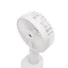 Kép 4/5 - Platinet újratölthető asztali ventilátor, telefon tartó és levegőpárásító, 1200 mAh, fehér