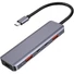 Kép 1/5 - Platinet 5 az 1-ben USB-C HUB 2×USB-A 3.2 Gen2 + 2×USB-C 3.2 Gen2 + USB-C PD 100W - alumínium