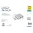 Kép 5/5 - Platinet USB-C 3.2 Gen1 3 az 1-ben hub, HDMI 4K, USB-A 3.2, USB-C PD 100W, alumínium