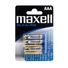 Kép 2/2 - 192DB Maxell Alkáli AAA Elem LR03 [4 Blister] CSOMAG!
