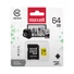Kép 3/3 - 10db Maxell Yellow 64GB micro SDXC + adapter CL10 (80 MB/s olvasási sebesség) CSOMAG!