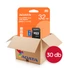 Kép 1/4 - ADATA Premier Micro SDHC memóriakártya 32GB Class 10 UHS-I U1 V10 A1 adapterrel - 30 db-os csomag
