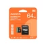 Kép 1/3 - ADATA Premier PRO micro SDXC memóriakártya + adapter 64GB CL10 UHS-I U3 V30 A2 (100/80 MB/s)