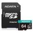 Kép 2/3 - Adata Premier PRO micro SDXC + adapter 64GB CL10 UHS-I U3 V30 A2 (100/80 MB/s)