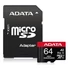 Kép 2/3 - Adata High Endurance micro SDXC + adapter 64GB CL10 UHS-I U3 V30S A2 (100/80 MB/s)