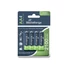 Kép 1/4 - MediaRange AA HR6 tölthető elem 2100mAh - 4 db