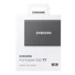 Kép 1/4 - Samsung T7 külső SSD 1TB USB 3.2 Gen 2 - ezüst