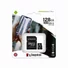 Kép 2/3 - 25db KINGSTON CANVAS SELECT PLUS MICRO SDXC + ADAPTER 128GB CL10 UHS-I U1 V10 A1 (100 MB/s olvasási sebesség) CSOMAG!