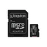 Kép 3/4 - 10db KINGSTON CANVAS SELECT PLUS MICRO SDXC + ADAPTER 256GB CL10 UHS-I U1 V10 A1 (100 MB/s olvasási sebesség) CSOMAG!