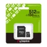 Kép 1/2 - Kingston Canvas Select Plus micro SDXC memóriakártya + adapter 512GB Class 10 UHS-I U3 V30 A1 (150 MB/s olvasási sebesség)