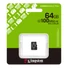 Kép 1/3 - Kingston Canvas Select Plus micro SDXC 64GB Class 10 UHS-I U1 V10 A1 memóriakártya (100 MB/s olvasási sebesség) (SDCS3/64GBSP)