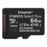Kép 2/3 - Kingston Canvas Select Plus micro SDXC 64GB Class 10 UHS-I U1 V10 A1 (100 MB/s olvasási sebesség)