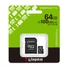 Kép 1/2 - Kingston Canvas Select Plus micro SDXC + adapter 64GB Class 10 UHS-I U1 V10 A1 (100 MB/s olvasási sebesség)