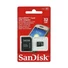 Kép 1/3 - SanDisk Micro SDHC 32GB memóriakártya Class 4 + adapter