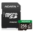 Kép 2/3 - Adata Speed Plus micro SDXC + adapter 256GB CL10 UHS-I U3 V30 A2 (180/160 MB/s)